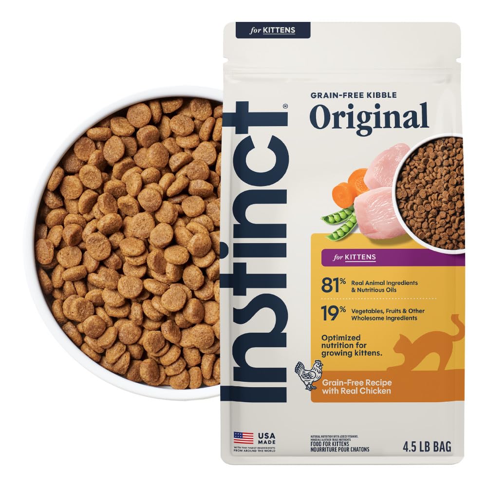 Instinct Receta Original sin Grano Natural seco Cat Alimentos por la Naturaleza de la Variedad