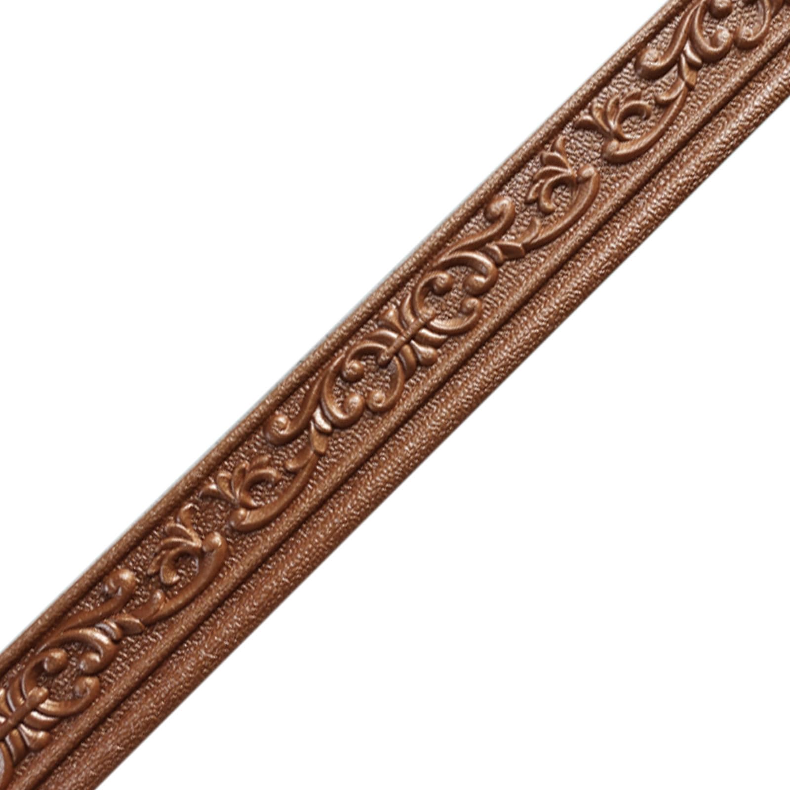 Listwy przypodłogowe, Samoprzylepna listwa przypodłogowa z pianki PE o wymiarach 2,2mx8cmx7mm(Brown)