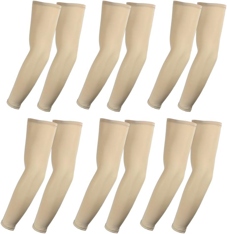 Elixir Arm Sleeves 6 pairs bundle pack for cycling, golf, tennis, Hiking and outdoor activities, choose colors