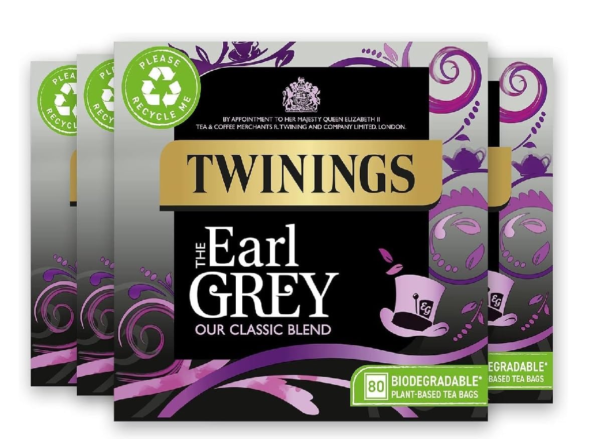 Twining Earl Grey Tea Bags (Pack of 4)