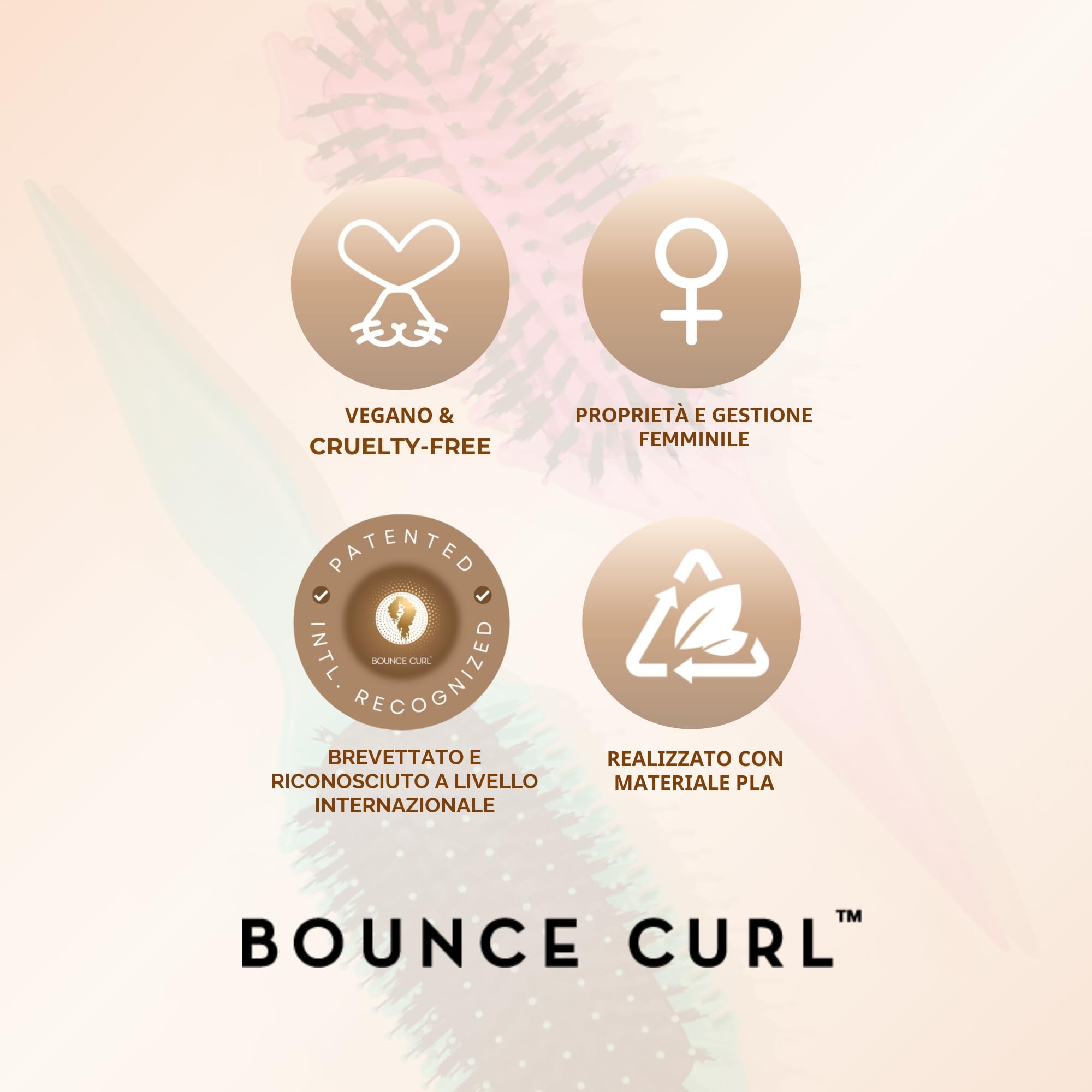 Bounce Curl Spazzola Originale Define Edgelift (Rosa)