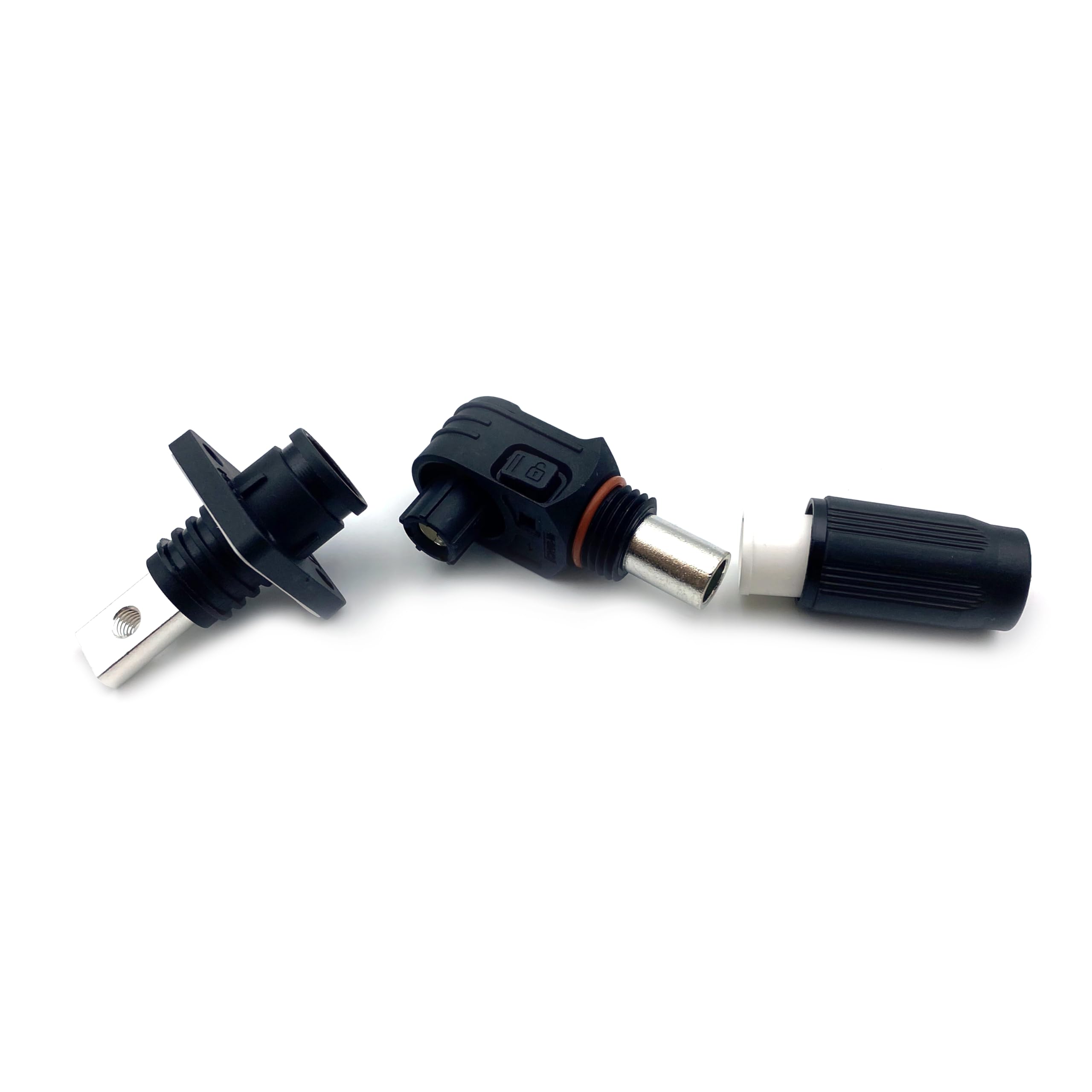 300 A gniazdo do przechowywania energii akumulatora, 95 mm² złącza wysokoprądowe, wodoszczelny adapter miedziany do okablowania IP67, wtyczka szybkozłączka i wtyczka