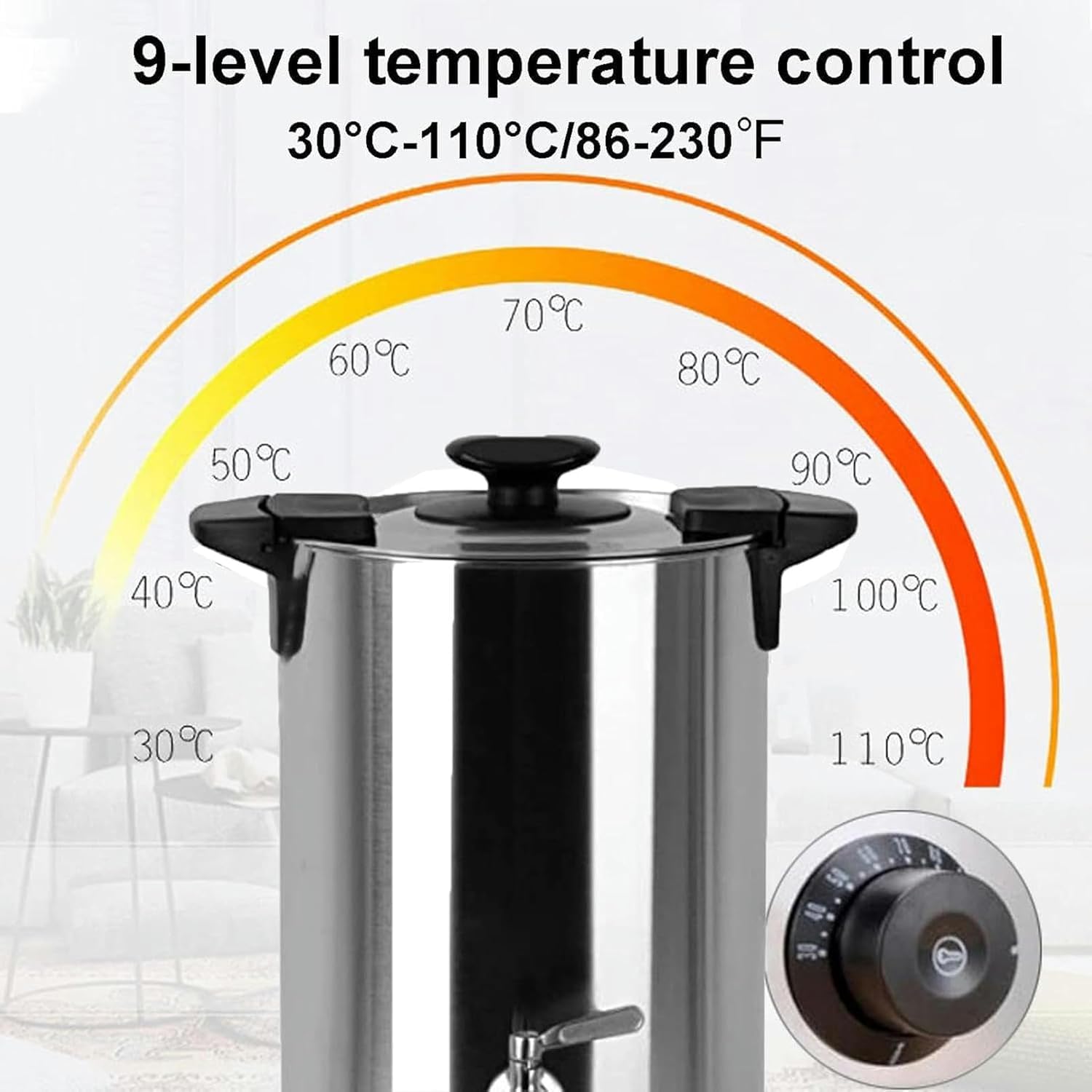 Topiarka Do Wosku Do Wyrobu Świec, Tygiel Do Wosku, Tygiel Do Wosku, Komercyjna Maszyna Do Produkcji Świec Z Wylewką I Kontrolą Temperatury, 15 L