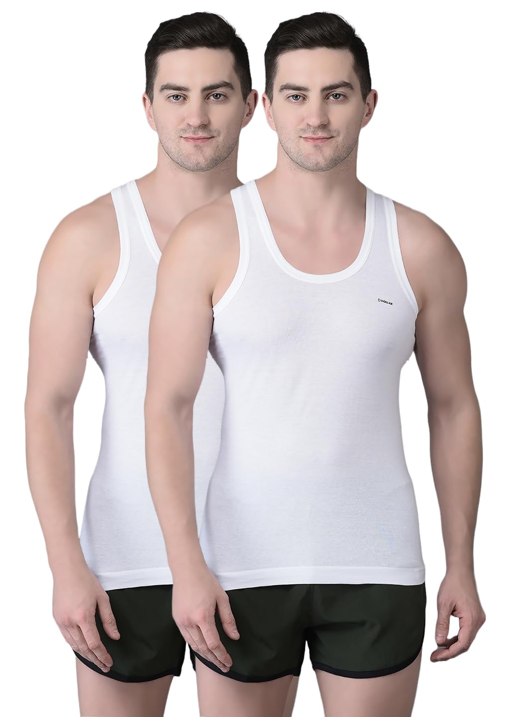 Dollar Bigboss Men’s Solid Regular Fit Vest