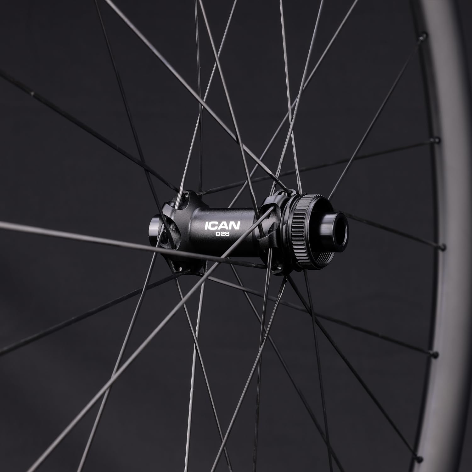 ICAN FL40Ⅱ 1212g Coppia ruote per bici da corsa, disco in carbonio, larghezza interna 23 mm, cerchi a U/V, mozzo con sistema a cricchetto 700C 36T(compatibile con ruota libera HG da strada, FL40Ⅱ）