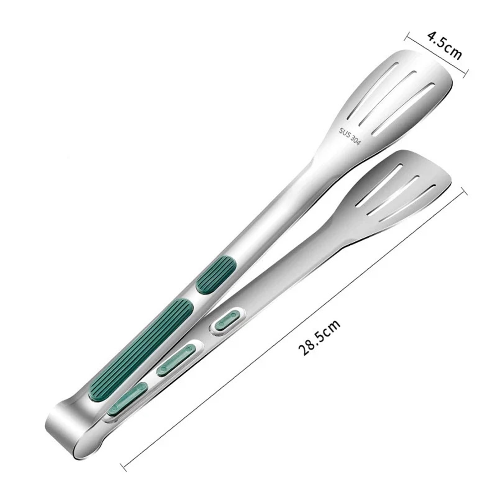 Pinze Da Cucina 3 unids/set 7/9/12 pulgadas antideslizante de acero inoxidable pinzas for alimentos de cocina parrilla carne pan Clip for servir barbacoa abrazadera for Buffet accesorios de cocina Par