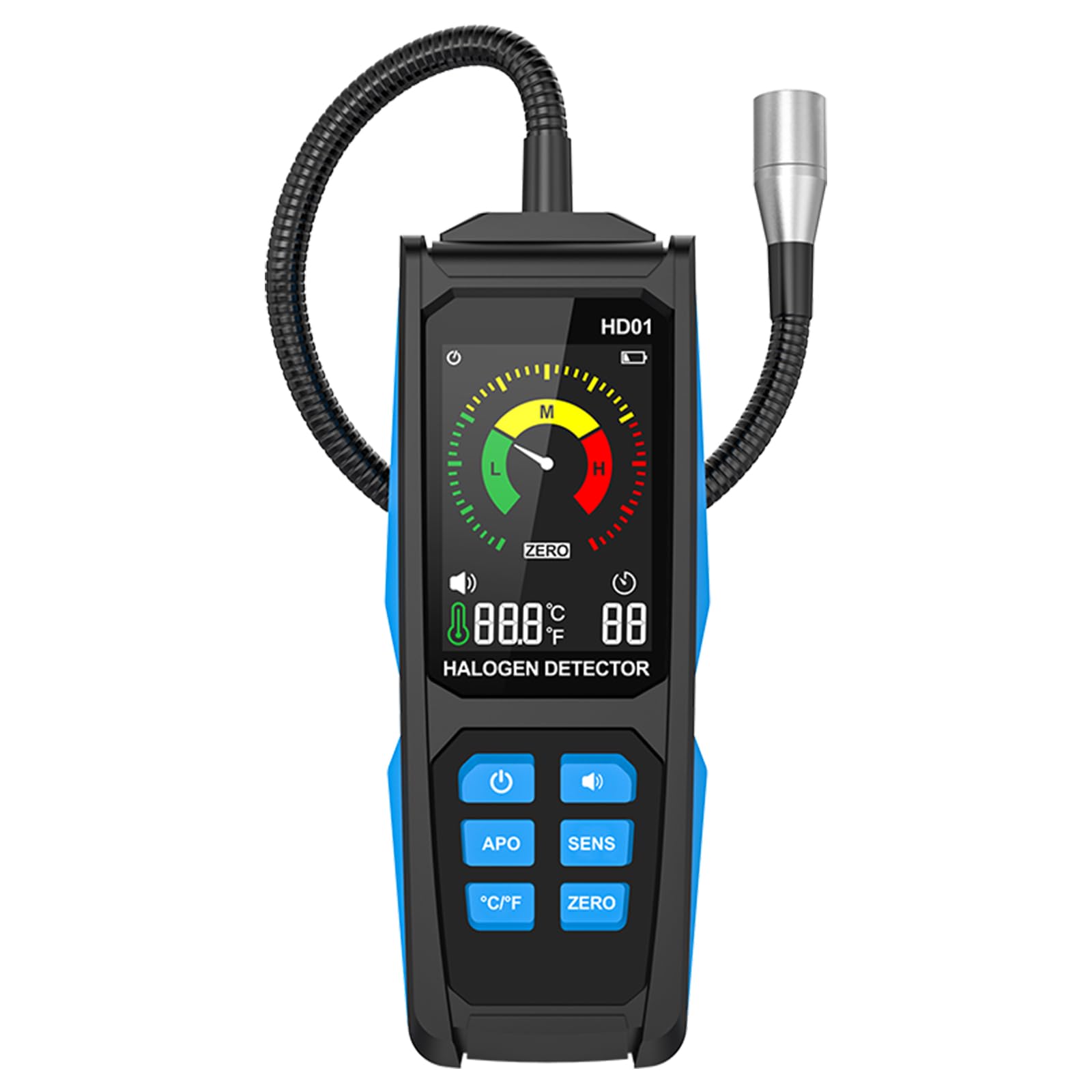 Mekalero Multifunctional Refrigerant Analyser With High Accuracy Lightweight Abs Detectors Abs For & Fridge Conditioning Coolant Transducer
