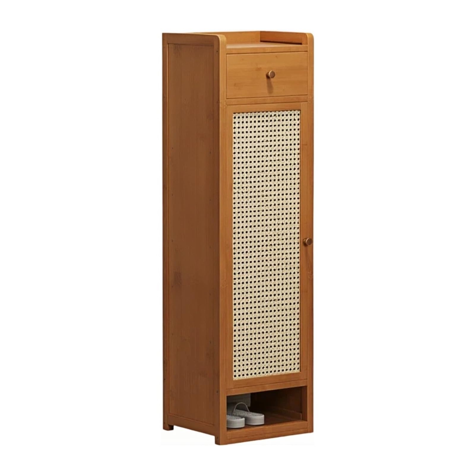 XUJUAN-0227 Shoe Cabinet Household Entryway Shoe Rack Narrow Storage Shelf Corner Cabinet Entrance(Small)