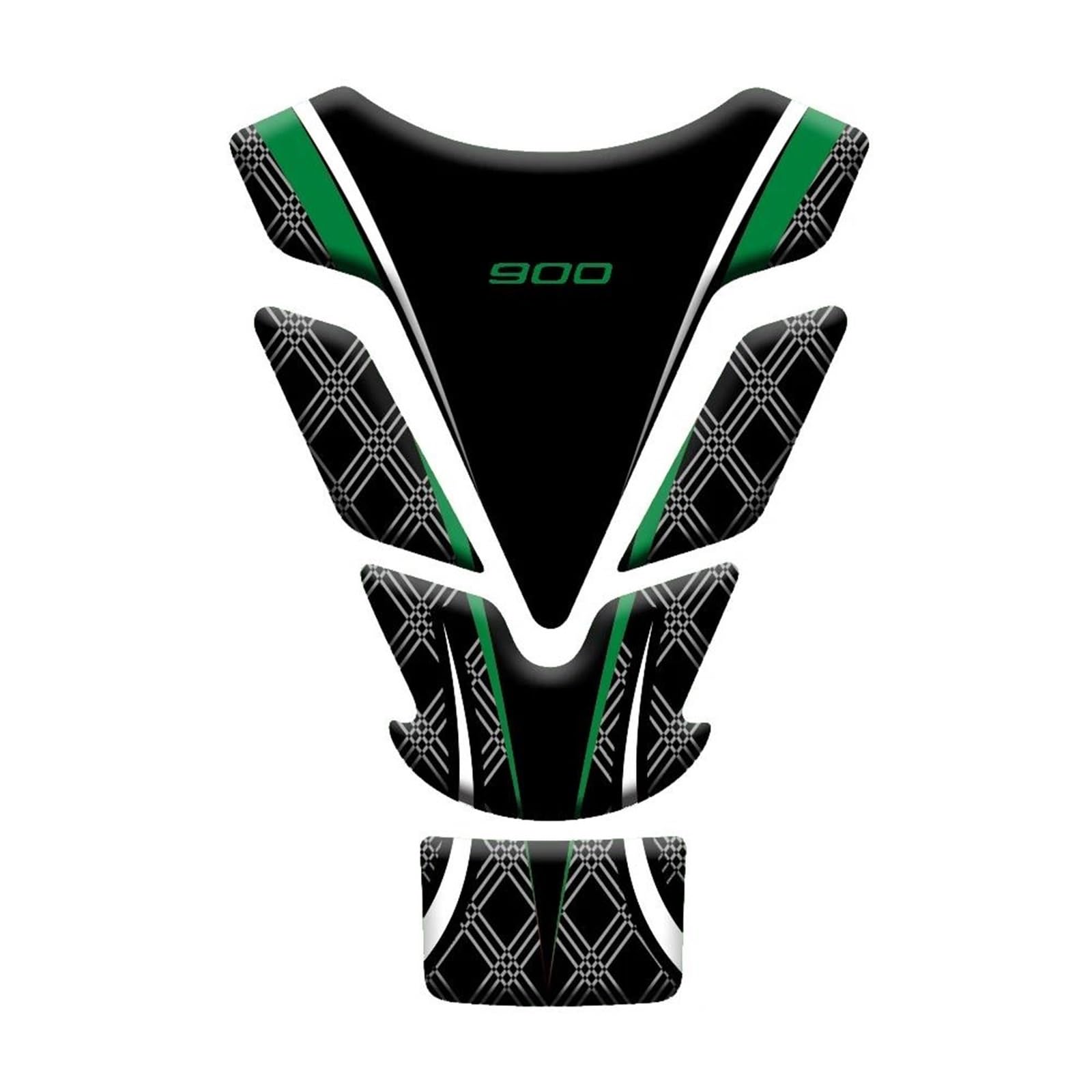 Motorcycle Accessories Tank Pad Gas Protector Decals Stickers Replace Kit for Kawasaki for Z 900 Fishbone Tank Pad(Color15)