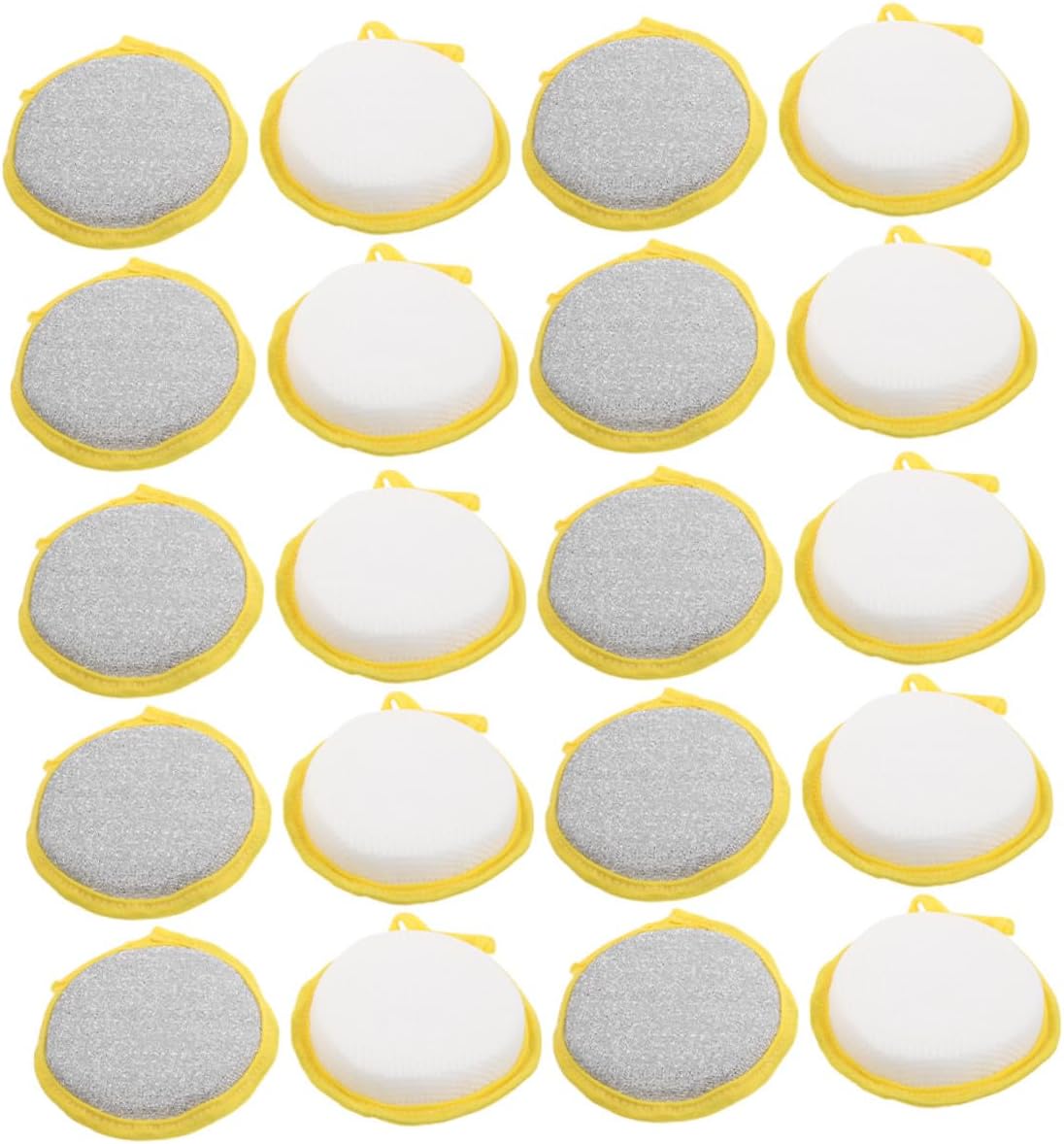 50pcs Kitchen Sponge Dish Scrubber for Pots and Basin Cleaning