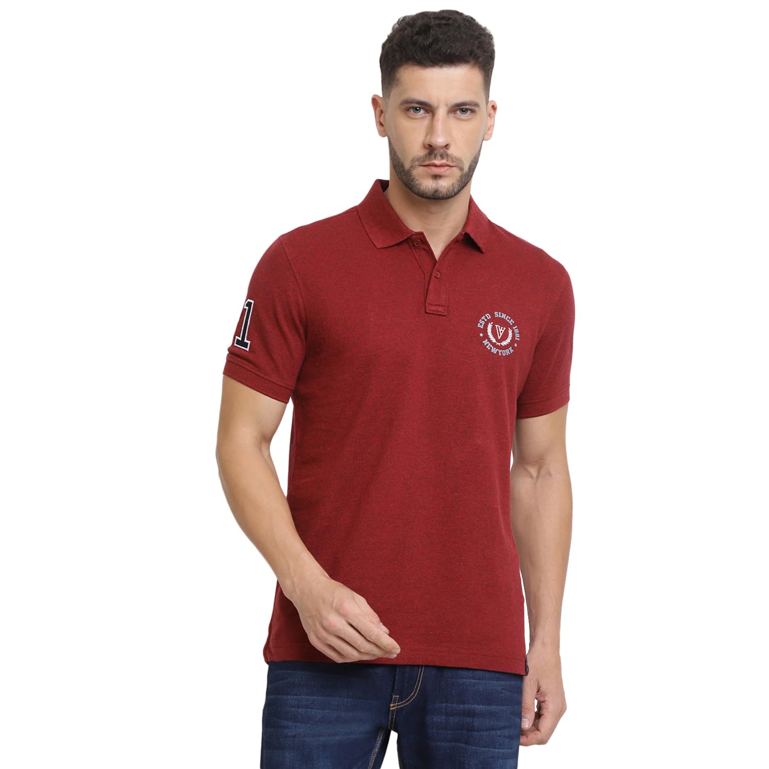 van heusen Men's Cotton Regular Fit T-Shirt-picture-22