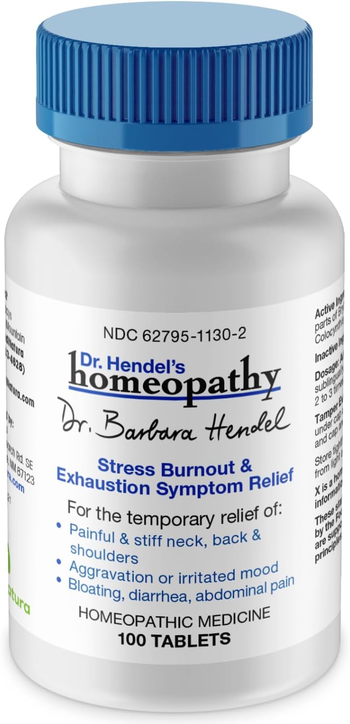 Dr. Barbara Hendel Relief Tablets, Stress, Burnout & Exhaustion Sy