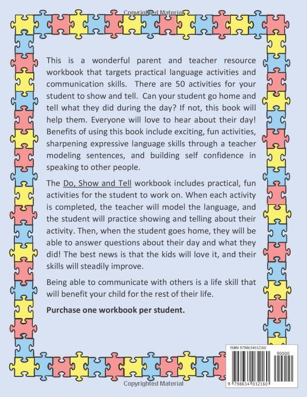 DO, SHOW AND TELL EXPRESSIVE LANGUAGE WORKBOOK: ENGAGING ACTIVITIES FOR CHILDREN WITH AUTISM - Image 2
