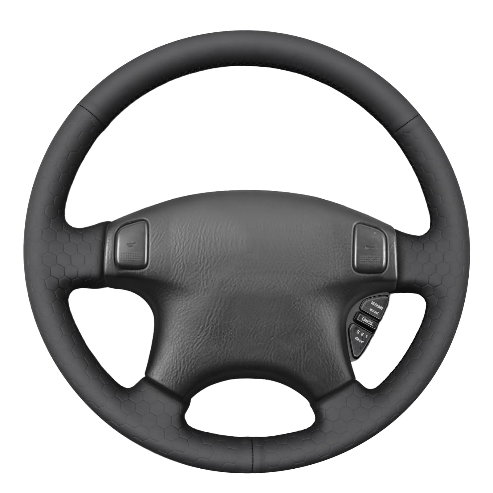 Amazon.com: MEWANT Stitch On Custom Fit Steering Wheel Cover for