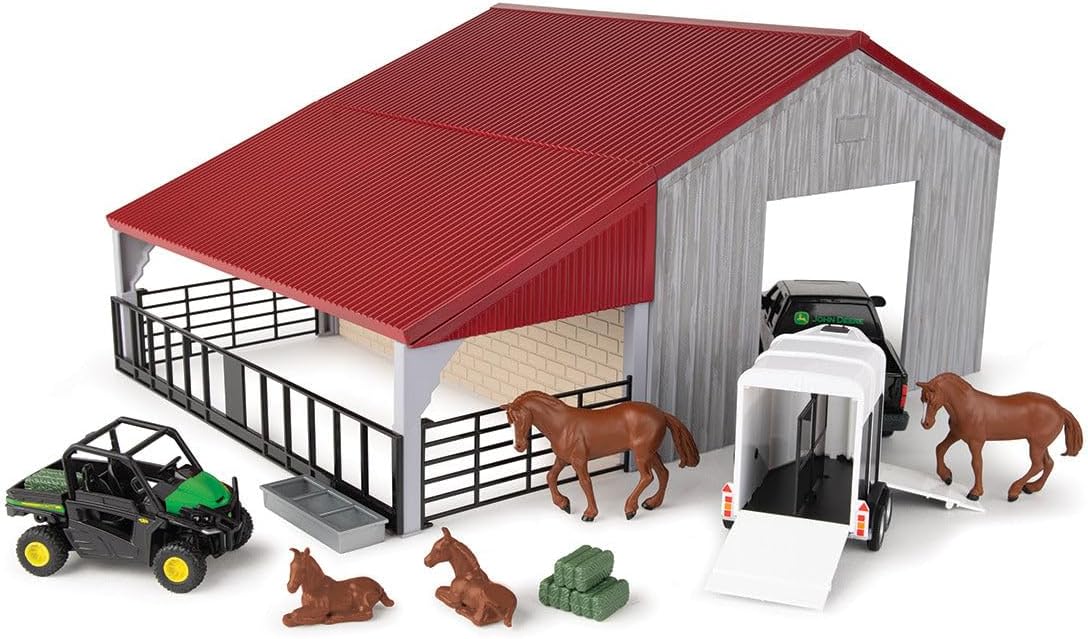 John Deere 1/32 Weathered Barn Playset Toy - LP84318