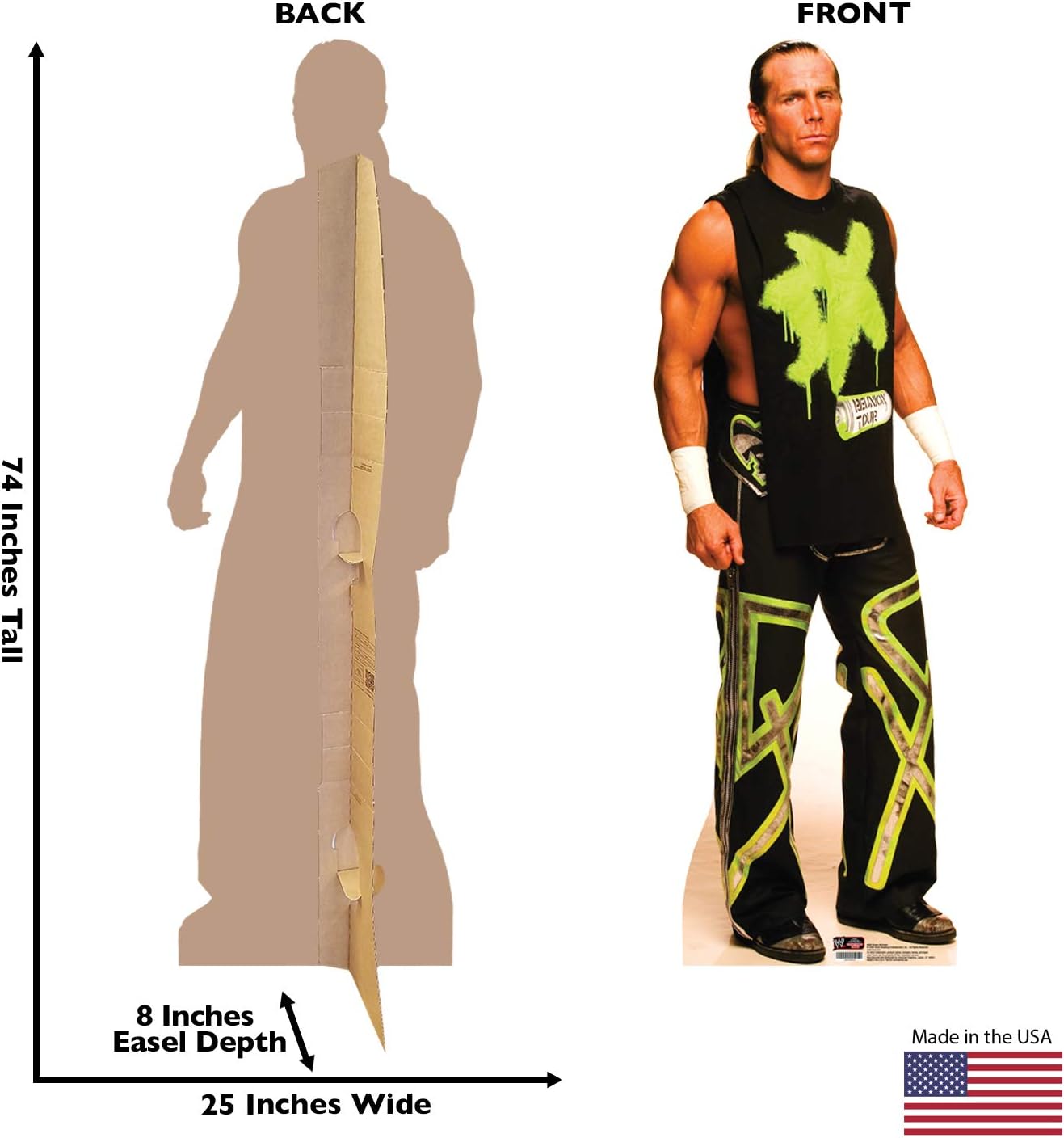 Cardboard People Shawn Michaels Life Size Cardboard Cutout Standup - WWE