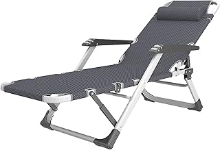 HZH Espreguiçadeira Cadeira de gravidade zero Espreguiçadeiras dobráveis Reclinável de gravidade zero com apoio de braço de massagem Espreguiçadeira reclinável ao ar livre para praia, pátio, jardim