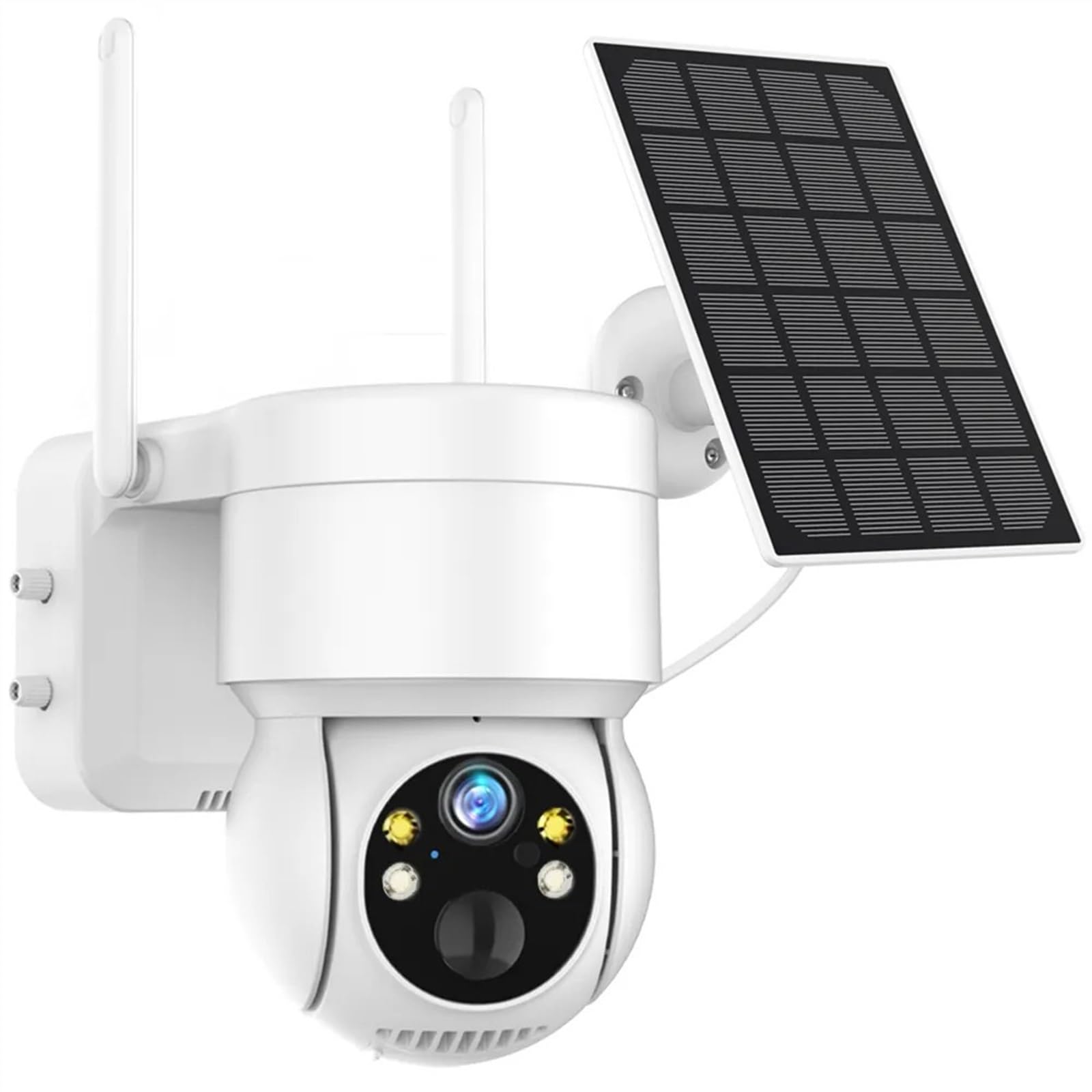 CVFRDD PTZ Camera Outdoor Wireless Solar IP Camera 4MP HD Built-in Battery Video Surveillance Camera Long Time Standby(Camera Add 32G)