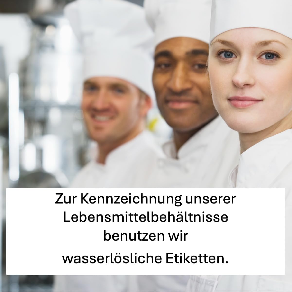 Wasserlösliche Etiketten für Tiefkühler. Ideal für Gastronomie und Großküchen. Selbstklebend und rückstandslos auflösbar. 500 Label, lose auf Rolle. Größe 70 x 35mm