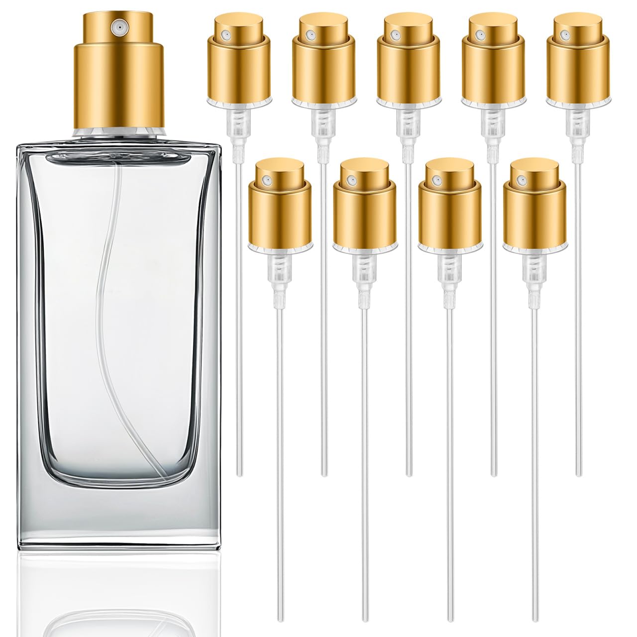 FOMIYES 10pcs Perfume Bottle Spray Bottle Head Perfume Spray Pump Perfume Atomizer Pump Cap Perfume Atomizer Nozzle Spray Nozzle For Bottles