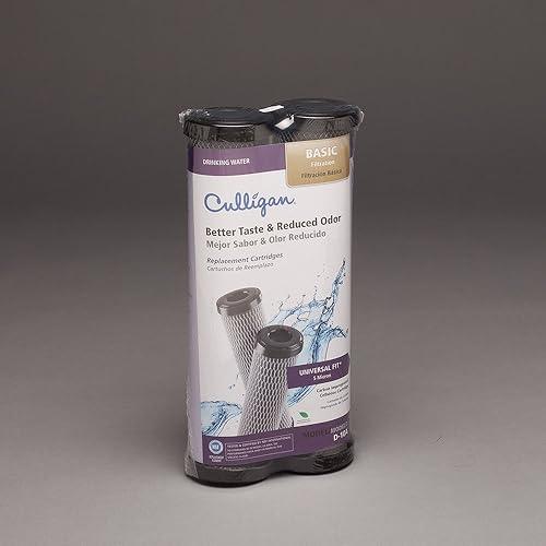 Miniatura 3 de Culligan D-10A 2PK - Cartucho de repuesto para filtración de carbohidratos, 2 unidades (paquete de 2), color gris