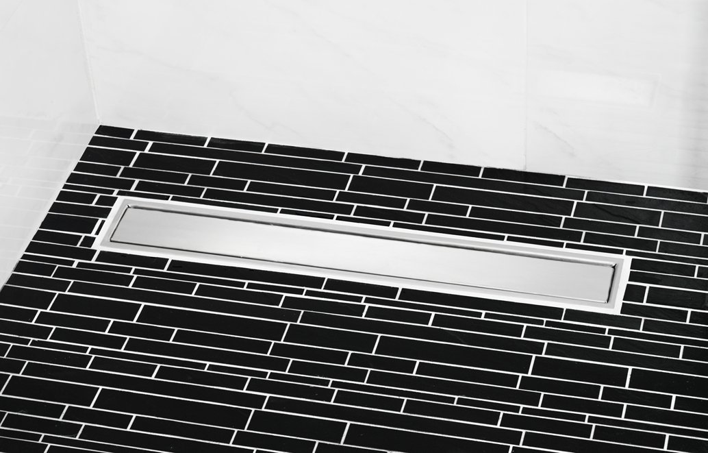Duschrinne 40 Cm Edelstahl – Flach, Befliesbar, Mit Siphon & Geruchsstop | Komplettset Für Duschkabine
