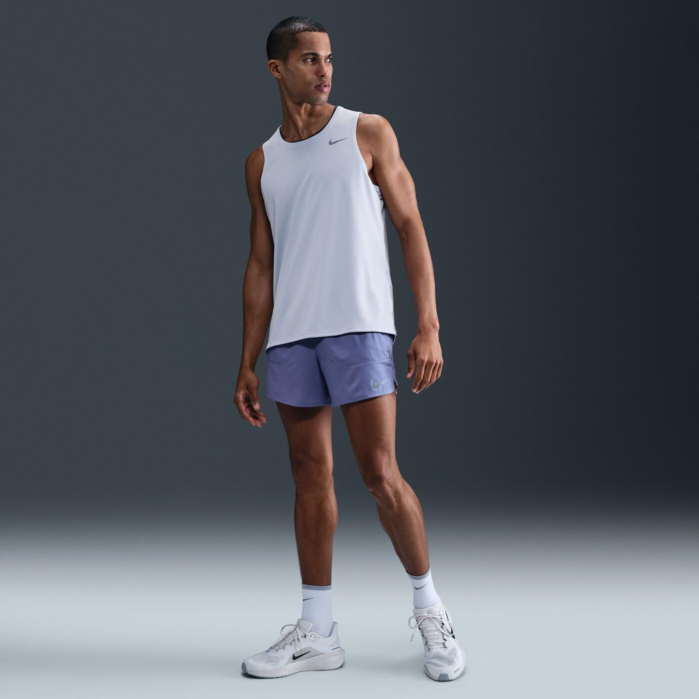 NIKE Tank top do biegania Mężczyźni Nike Miler Dri-fit Lauf-tanktop für Herren