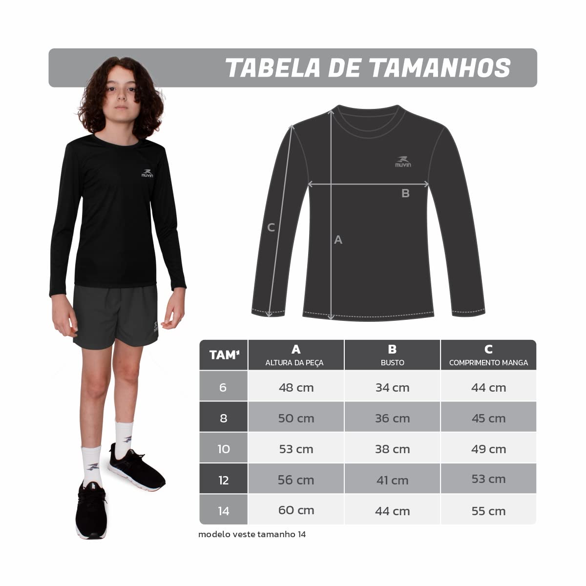 Camisa Dry Basic LS Muvin – Manga Longa – Infantil – Proteção Solar UV50 – Camiseta Para Academia – Treino Funcional – Pilates – Yoga – Corrida – Ginástica – Fitness – Caminhada… em promoção! Veja a oferta e mais achadinhos de Meninos 4 Hoje é o melhor dia para comprar Camisa Dry Basic LS Muvin – Manga Longa – Infantil – Proteção Solar UV50 – Camiseta Para Academia – Treino Funcional – Pilates – Yoga – Corrida – Ginástica – Fitness – Caminhada… com aquele preço maroto! Promoção! Aproveite a oferta! 4