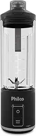 Liquidificador Portátil Philco 700ml Sem Fio 120W PLQ01A