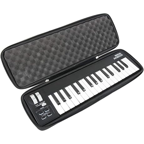 Hermitshell Hard Travel Case Designed for 32-Key MIDI Controllers, Including the AKM320
