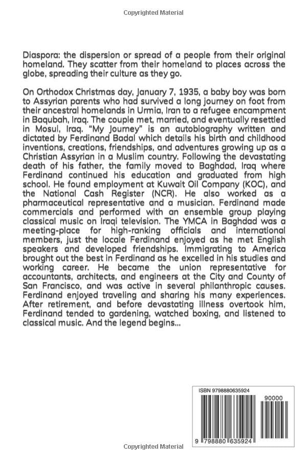 Miniatura 2 de My Journey From Baghdad to Baghdad-By-The-Bay and Beyond