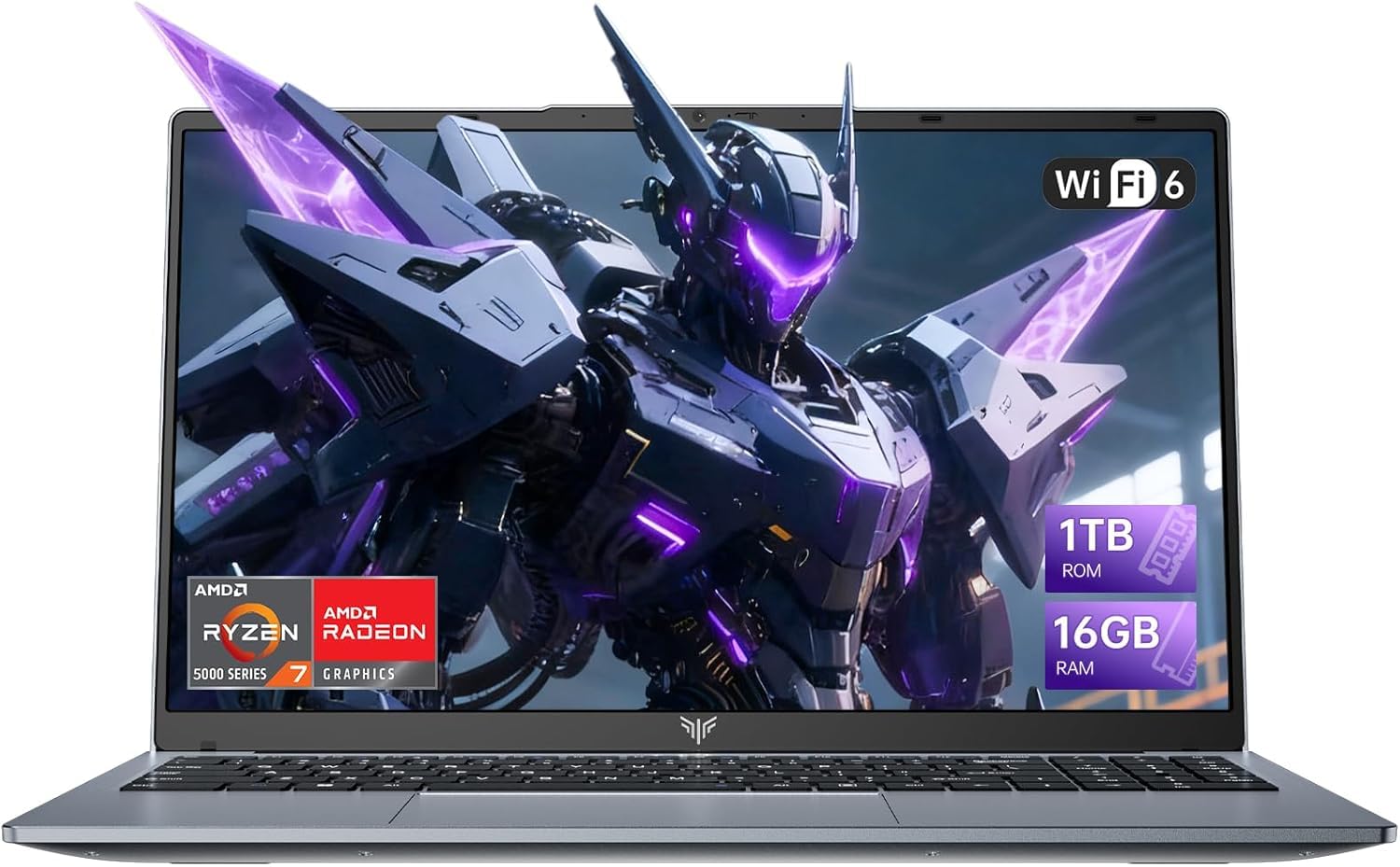 Ordenador portatil Gaming 15,6 Pulgadas Ryzen 7 5825U (hasta 4,5 GHz) Laptop DDR4 16 GB RAM 1 TB SSD Doble Ranura M.2 Ampliable 4 TB WiFi 6 Type-C 54,72 WH