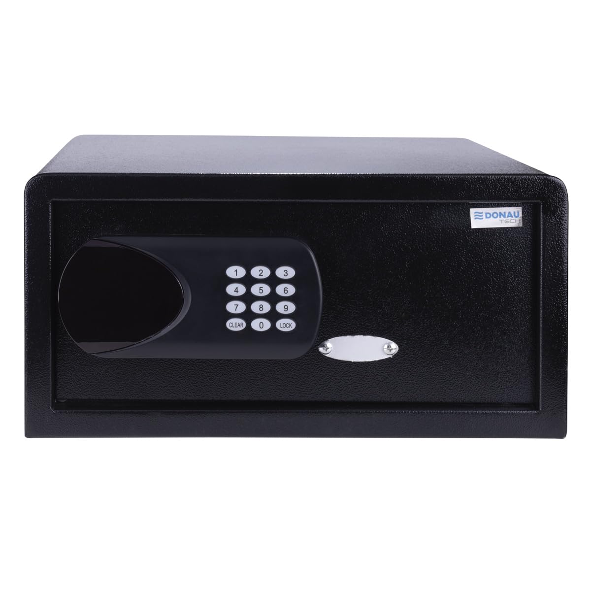 DONAU TECH Digitaler Tresor 23,8L / 42 x 37 x 20 cm/Manuell-digitaler Elektronischer Safe Möbeltresor/Schwarz/ideal für Laptops bis zu 17 Zoll