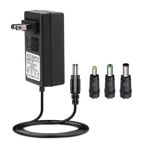 Adaptador de fuente de alimentación de 15 V 2 A CA, cable de carga para monitor LCD Theragun mini G4 Theragun Prime Theragun Pistola Masajeador