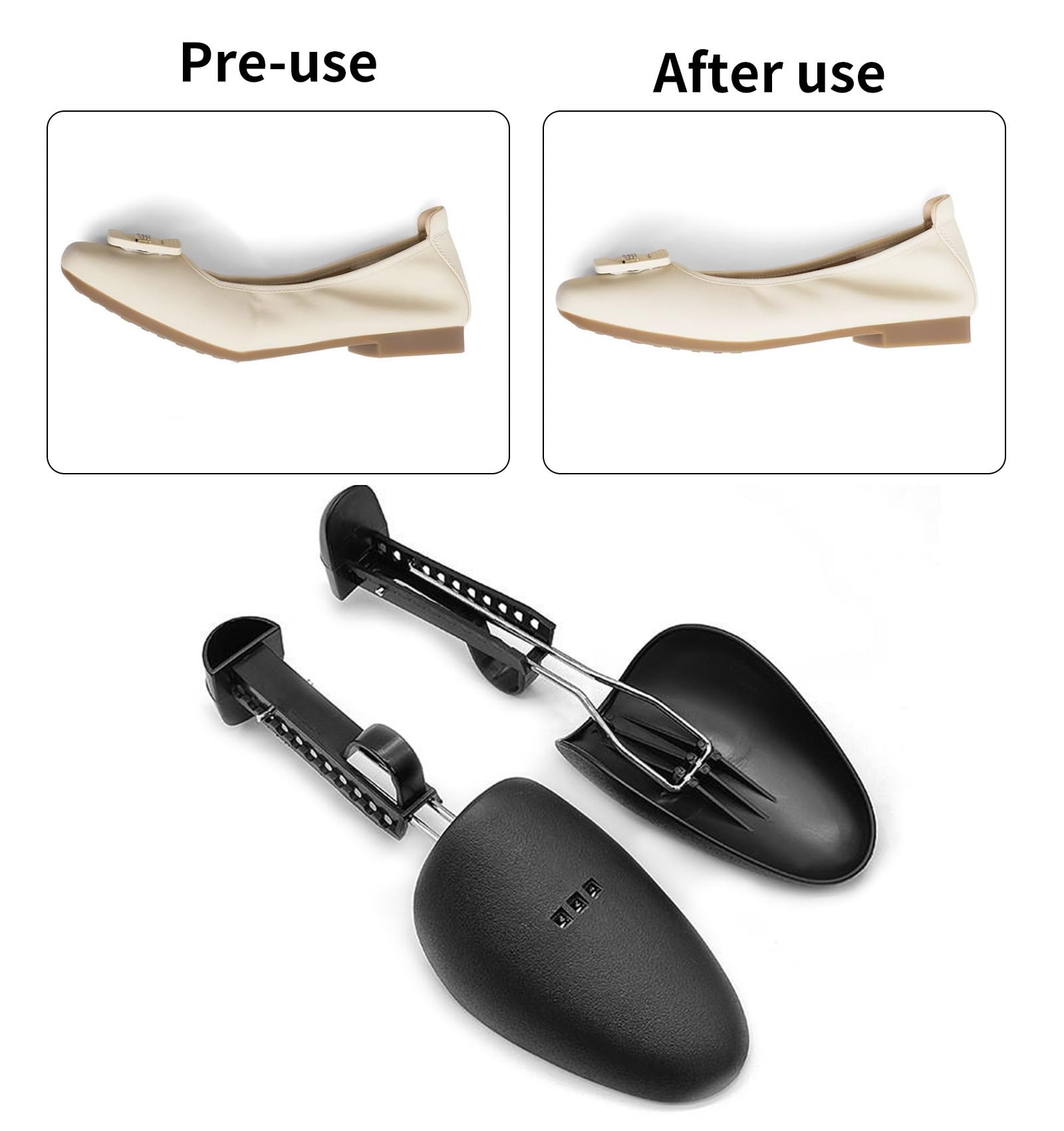 Hormas de Zapato Ajustable, Plástico de Alta Calidad,Hormas para Zapatos,Dilatador Zapatos