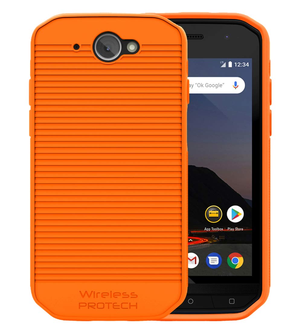 Flex Skin TPU Case Compatible with CAT S48 Orange