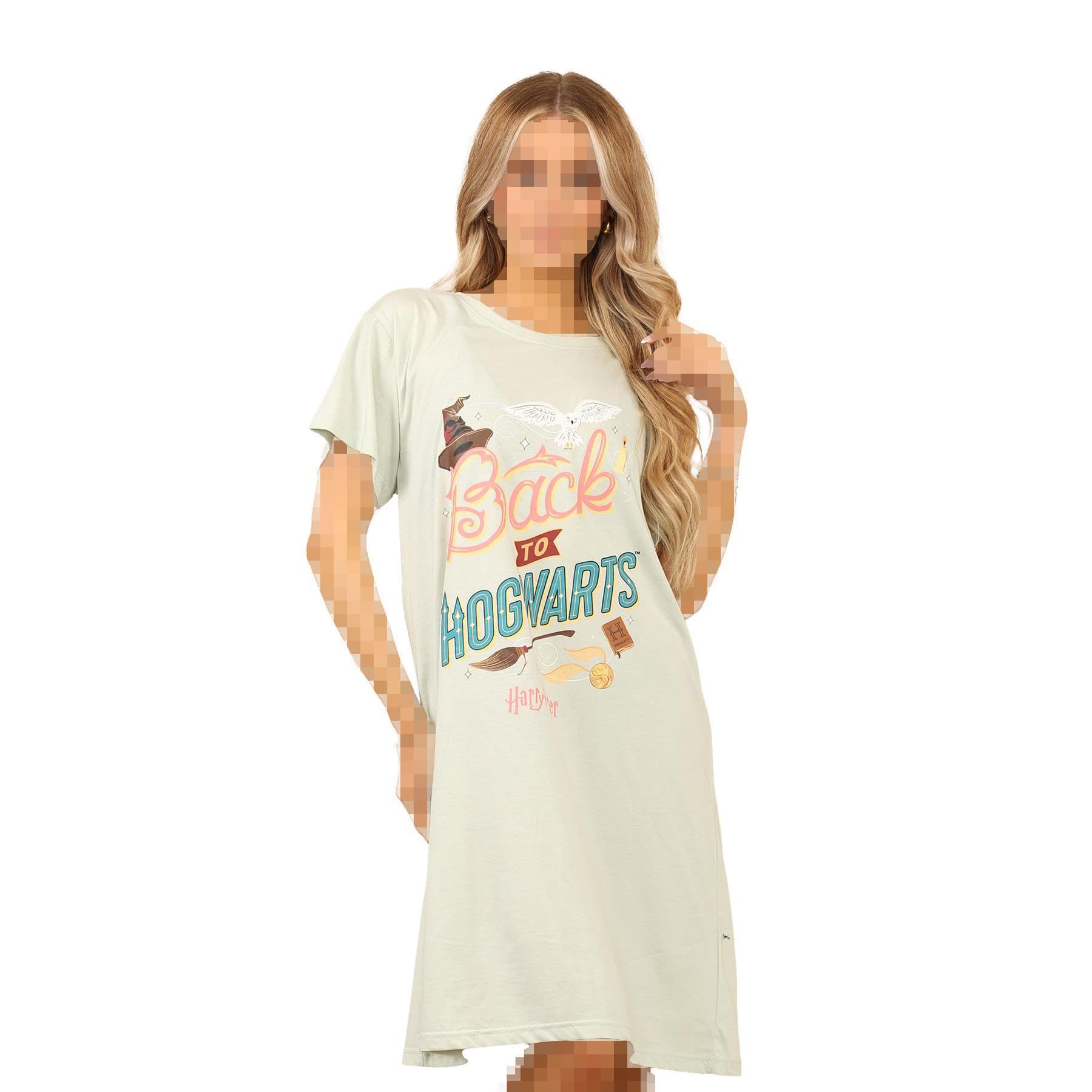 A2Z Ladies Nighties Officially Licensed Harry Potter Women Sage - Nightie UC3683 Sage 8-10