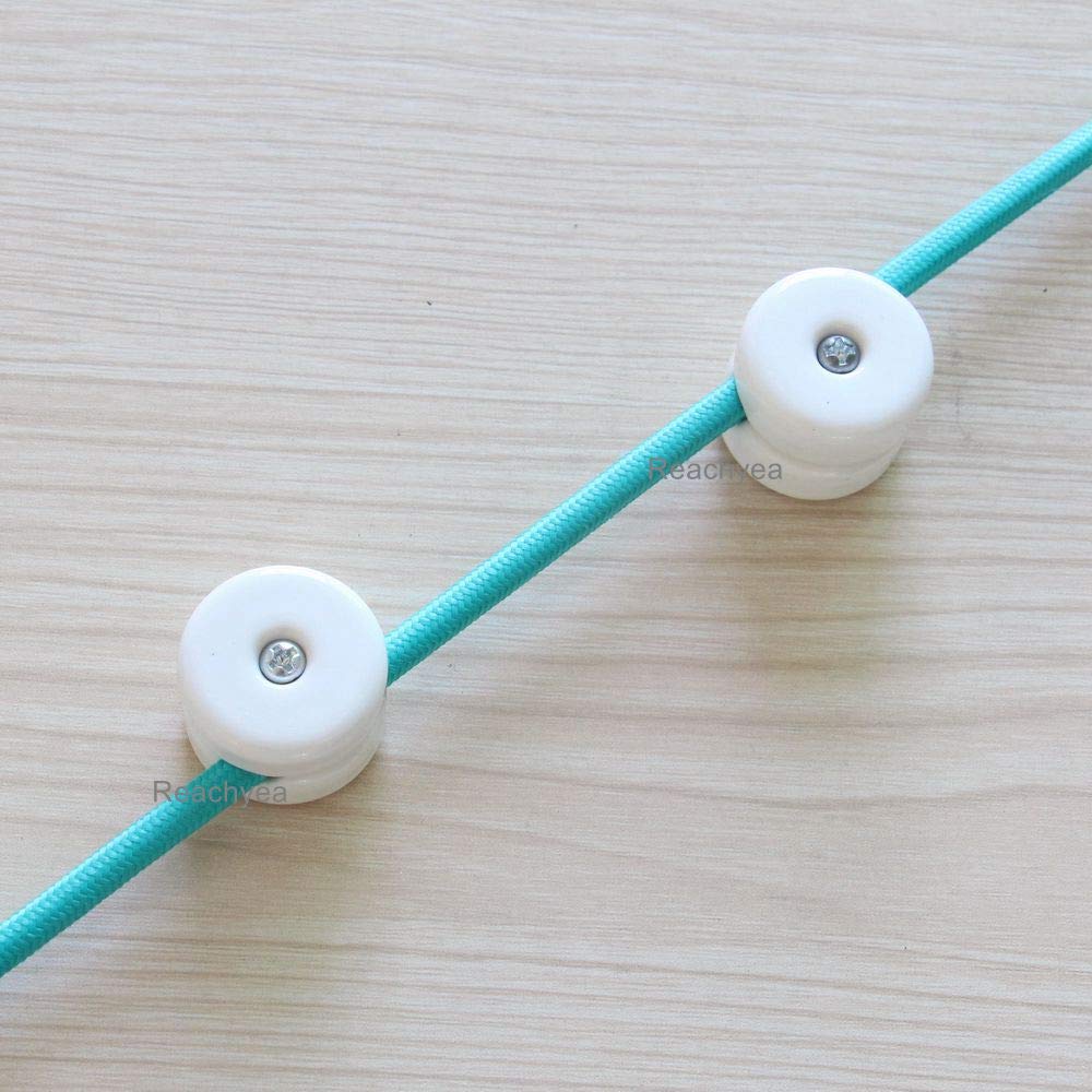 Lot De 50 Isolateurs Beignets En Porcelaine Pour Clôture électrique - Petit Modèle
