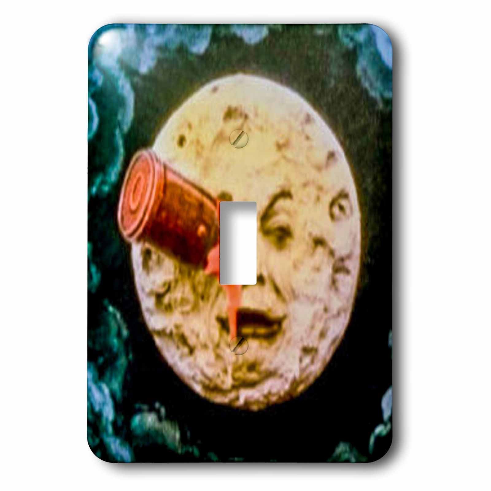 Interrupteur à bascule simple Georges Méliès Voyage à la Lune vintage