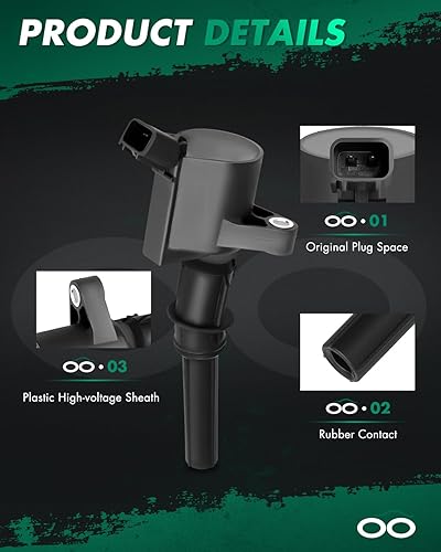 Vista 1225 de SCITOO 1 bobinas de encendido con 4 bujías de iridio para Chevrolet 2011-2015 Cruze 1.4L 2016 Cruze Limited 1.4L 2012-2020 Sonic 1.4L 2013-2021 Trax