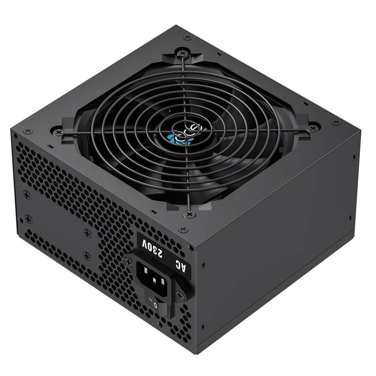 Ace Power - Alimentatore switching ATX da 750 W, alimentatore per PC desktop, ventola silenziosa da 120 mm, 8 pin 12 V (4+4), PCI-E 6+2 pin, 6 x SATA