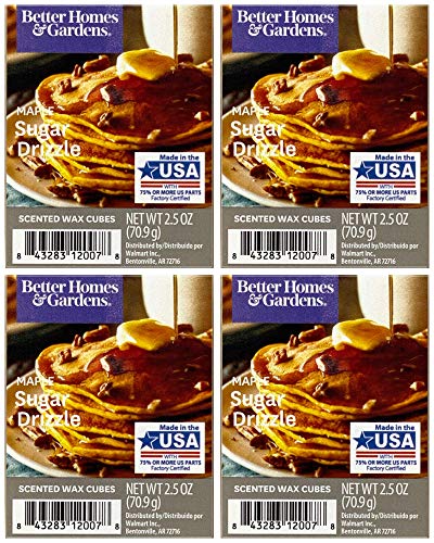 Better Homes and Gardens Maple Sugar Drizzle Wax Cubes 4-Pack