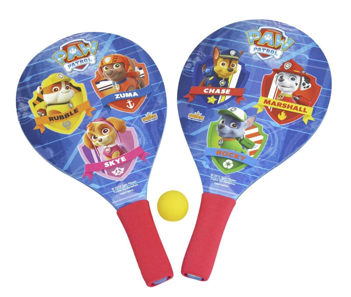 Paw Patrol Palas Playa de Madera, Multicolor (Saica 7459)