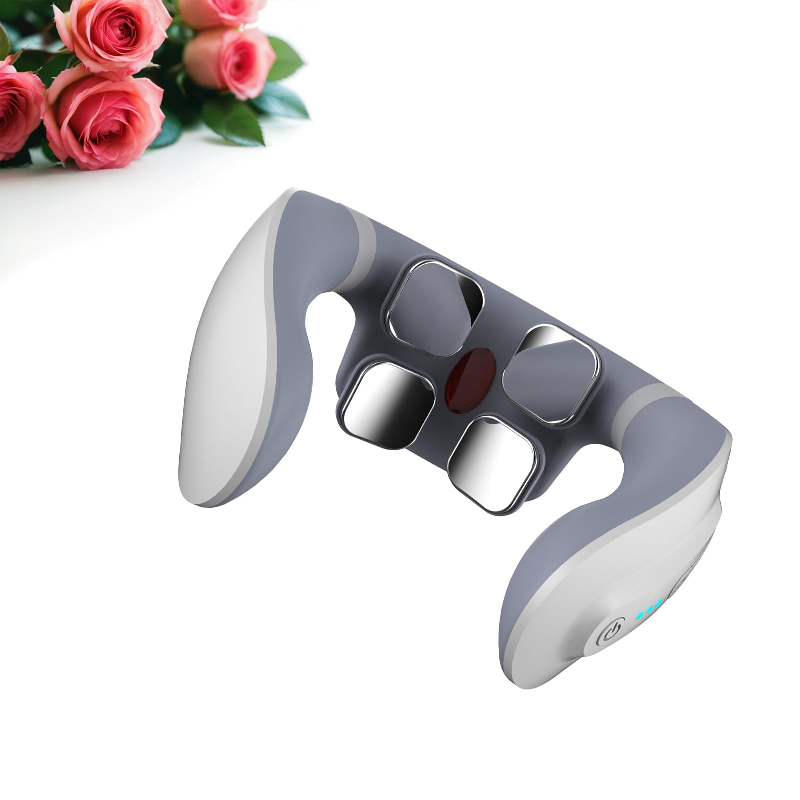 Sponsored Ad – Neck Massager- Smart Electric Massager with 4 Massage Heads, 6 Modes, 18 Levels Heat - Deep Tissue Trigger Point Relief for Office, Home, Fitness Travel