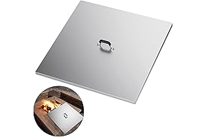 Solo Stove Bonfire Lid - Fire Pit Accessories for Outdoor Backyard Camping