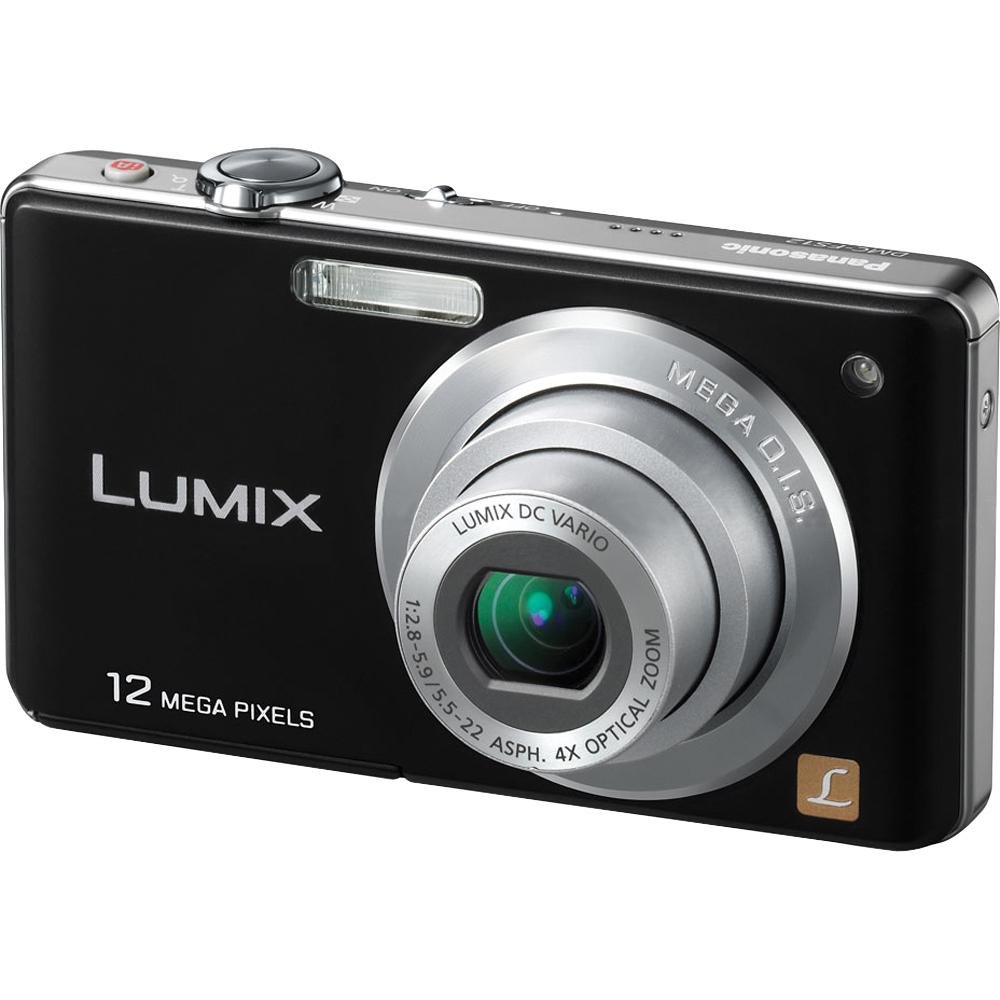Panasonic DMC-FS12 Digital Camera Black 012.1MP.4X Zoom.2.7 LCD