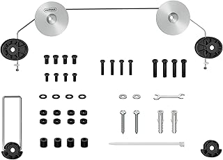 VonHaus TV Wall Bracket for 37-75" Screens, Ultra-Slim Flush TV Bracket, Picture Frame Flat to Wall Wire Mount, 55kg Capacity, Max VESA: 800x800mm