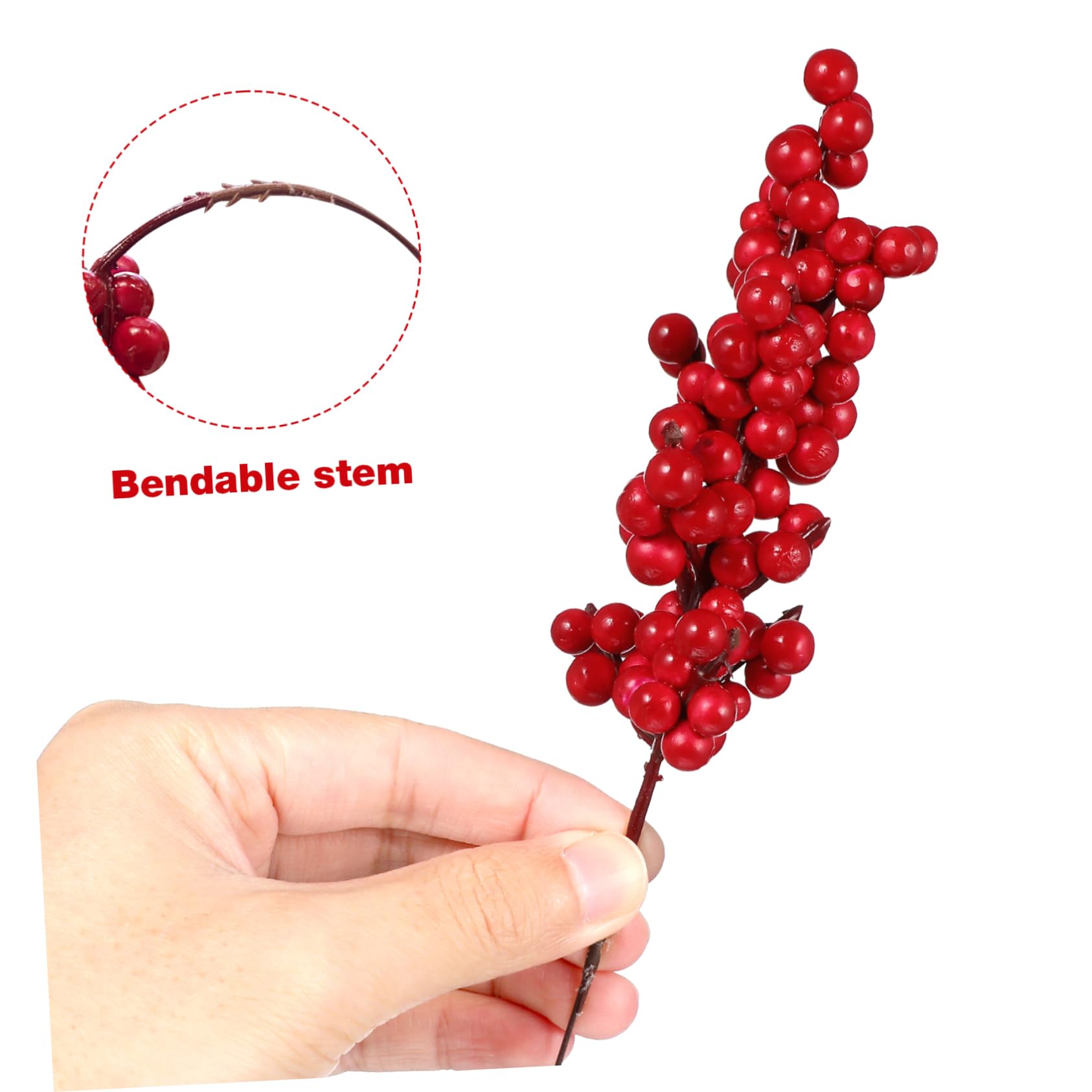 Künstliche Hortensien Blumen Rot, 39 Cm, 2 Stück