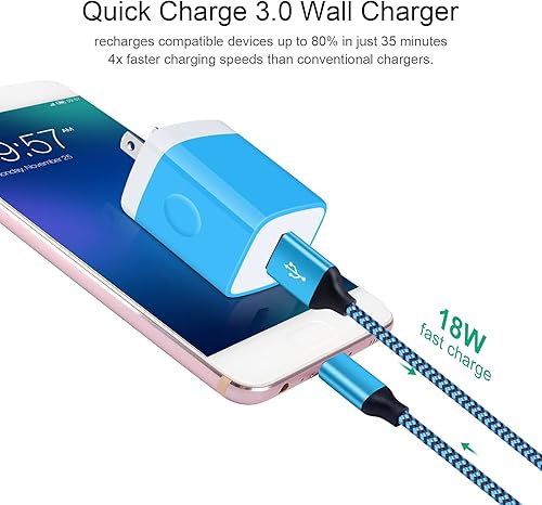 Miniatura 29 de Cargador de teléfono rápido para Samsung Galaxy S25 FE Edge Ultra Plus S25+ S24 FE A55 A35 A15 S24 S23 S22 S21 S20 5G FE Plus Ultra S10 S10e S9 S8