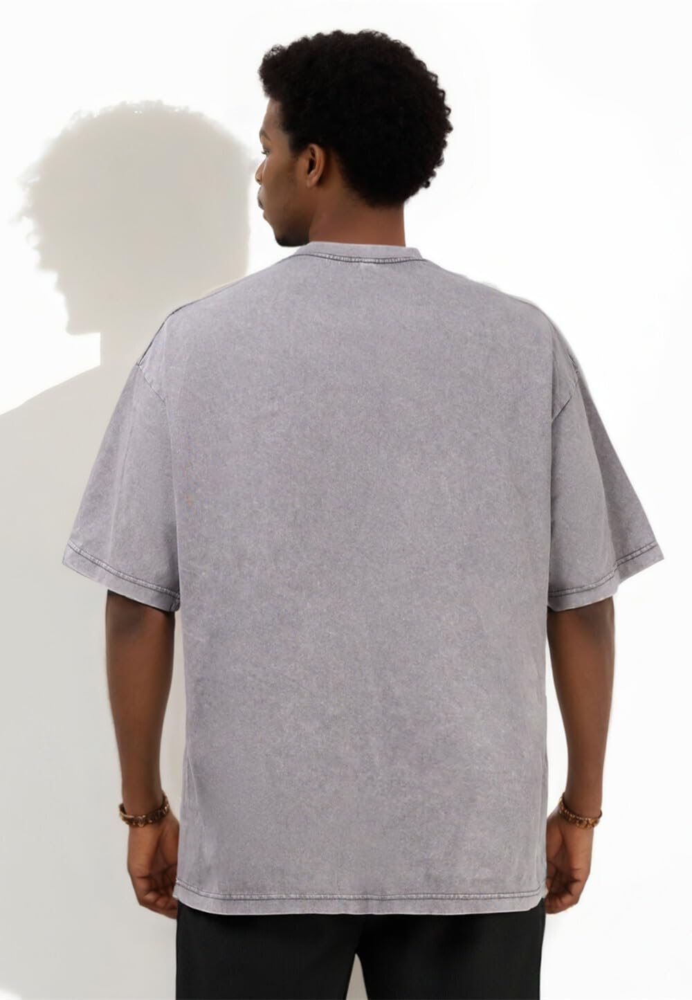 Camisetas de algodón de manga corta unisex de gran tamaño para hombre, estilo informal, para mujer